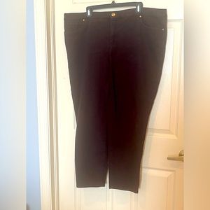 Chicos brown so slimming girlfriend jeans (Chicos sz 4=20, XXL)